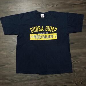 Navy ‘Bubba Gump Shrimp Co.’ Puerto Vallarta Graphic Tee